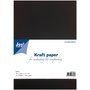 Kraft-Papier-A4-Zwart-(20x)