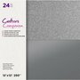 Sparkling Silver Cardstock 30x30cm - Crafter's Companion