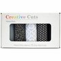 1yd Creative Cuts, Grey/Black, 5-x 1yd cuts per box