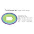 Gina K. Designs (3) Nested Oval Dies • Single Stitch Design • Large Set_6